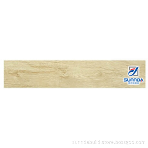 Sunnda new design of wooden look porcelain tiles,for wall and floor tiles,rustic porcelain wooden tiles